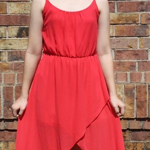 SAHARAH Brand - Coral High Low Dress (Size 13)